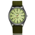 Men’s Military Army Luminous 24 Hours Dial Nylon Strap Date Quartz Wrist Watch F