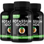 (3PK) – Potassium + Iodide Pills Tablets☆130 mg Supplement☆Survival Kit Fallout