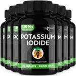 (7PK) – Potassium + Iodide Pills Tablets☆130 mg Supplement☆Survival Kit Fallout