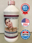 16 oz Collagen Hydrolyzed Liquid + Vitamin C  Anti-Aging + L-Carnitine Colageno