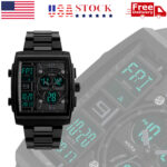 Men’s Digital Army Military Sport Quartz Analog Chronograph Waterproof Watch