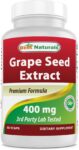 Best Naturals, Grape Seed Extract 400 mg 60 Vcaps *Cardiovascular Health*