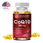 CoQ10 Coenzyme Q-10 Coenzyme 300mg Capsules BIOPERINE Antioxidant Heart Energy