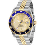 Invicta Men’s Watch Pro Diver Automatic Two Tone Bracelet Gold Tone Dial 29181