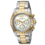 Invicta Men’s Watch Speedway White MOP Dial Two Tone Steel Bracelet Dive 24769