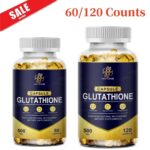 60/120pcs Best Glutathione 500MG Skin Whitening Pills Anti-Aging Supplement