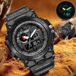 SMAEL Men’s Digital Army Military Sport Quartz Watch Analog Waterproof Wristband