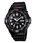 Casio MRW200H-1BV,  Men’s Analog Black Resin Band, 100 Meter, Day/Date