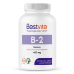 Bestvite Vitamin B-2 (Riboflavin) 400mg (120 Vegetarian Capsules) -Gluten Free