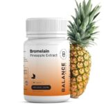 Balance Breens Bromelain 500mg 2400 GDU/G Pineapple Extract Supplement