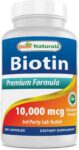 Best Naturals Biotin 10000 mcg 200 Capsules