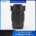 Nikkor Z 50 1.8 S Lens Vinyl Decal Skin Anti Scratch Wrap Cover for Nikon Nikkor Z 50mm F1.8 S Lens Sticker Film