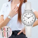 Fashion Luxury Women’s Quartz Analog Dial Sport Wrist Watch Leather Strap H