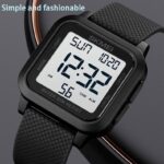 Fashion Men’s Sports Watch LED Large Digital Waterproof Multifunction Wristwatch