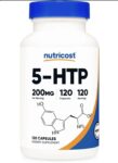 Nutricost 5-HTP 200mg, 120 Capsules (5-Hydroxytryptophan) – Gluten Free, Non-GMO