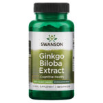 Swanson Ginkgo Biloba Extract – Standardized 60 mg 120 Capsules