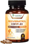 Resveratrol Capsules 1800mg Natural Antioxidant, Anti Aging, Anti Inflammatory