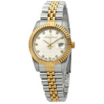 Mathey-Tissot Mathey III Quartz Crystal Silver Dial Ladies Watch D810BI