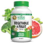 Botanic Choice Vegetable & Fruit Whole Food Supplement, 180 Tablets