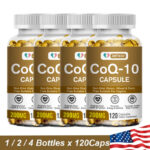 120/240/480Pcs Coenzyme Q-10 CoQ10 Capsules 200mg Heart Health Energy Support
