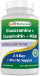 Best Naturals Glucosamine Chondroitin MSM 90 Capsules