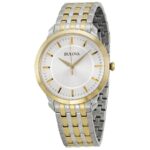 Bulova Men’s Quartz Silver Stainless Steel Watch 41MM 98A121