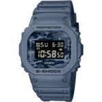 Casio G-SHOCK DW5600CA-2 Camouflage Motif Blue Digital 200m Men’s Watch