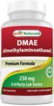 Best Naturals DMAE Supplement 250 mg 180 Capsules