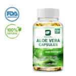 Aloe Vera 5000mg – 200:1 Extract Capsules, Detox Cleaning & Digestive Support