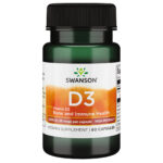 Swanson Vitamin D3 – High Potency 1,000 Iu 60 Capsules