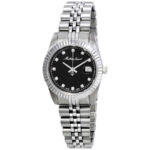 Mathey-Tissot Mathey III Quartz Crystal Black Dial Ladies Watch D810AN