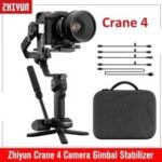 ZHIYUN CRANE 4 3-Axis Mirrorless Cameras Gimbal Handheld Stabilizer DSLR Camera Portrait Shooting for Sony Nikon Canon Panasonic