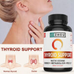 Zhou Thyroid Support – Promotes Thyroid Health and Metabolism – Contains Iodine