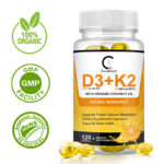 Vitamin K2 D3 Vitamin Supplement with BioPerine, Boost Immunity&Heart Health