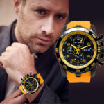 Men Luxury Wristwatch Quartz Watch Stainless Steel Sport Analog Modern Fashion