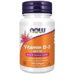 NOW Foods Vitamin D-3 400 Iu 180 Sgels