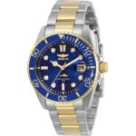 Invicta Women’s Watch Pro Diver Quartz Blue Dial Two Tone Steel Bracelet 30481