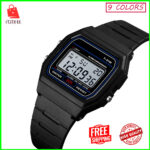 F 91W Classic Digital Resin Strap Watch Stopwatch Chronograph Sport Unisex Men .