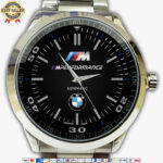 BMW M Performance Emblem Logo BM08 Quartz Watch Stainless Steel Wristwatches