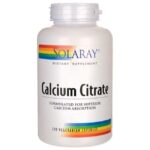 Solaray Calcium Citrate 1,000 mg 120 Veg Caps