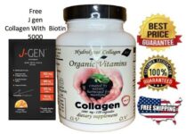 120 Capsules COLLAGEN HYDROLYSATE PLUS Vitamin C & FREE BIOTIN 5000 mg