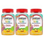 Centrum Kids Multivitamin Gummies Tropical Punch Flavor 150 Count Lot of 3