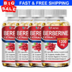 NEW Berberine Supplement 1200mg per Serving-High Absorption Heart Health Support