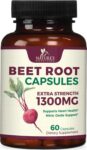 Beet Root Capsules 1300mg Beetroot Powder Extract