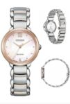 Citizen Eco-Drive Classic 28mm Silver/Pink Stainless Steel Case with Silver/Pink