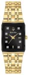 Bulova Women’s Quartz Gold Diamond Accent Watch 32MM 97P135