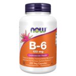 NOW FOODS Vitamin B-6 100 mg – 250 Veg Capsules