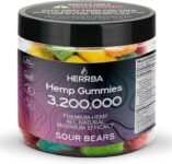 Natural  Gummies Sour Bears For Sleep with 3,200,000 Premium Oil Extract