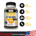 Vitamin K2 (MK7) with D3 Supplement, BioPerine Capsules, Immune Health