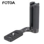 FOTGA Universal Left Handle Vertical Shooting L Plate Bracket with Cold Shoe Mount For Microphone LED Light For Sony Nikon Canon